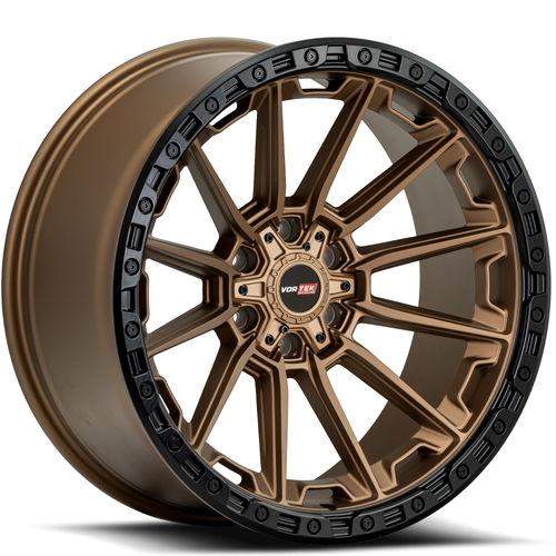 VORTEK VRT-601 Matte Bronze Black Bead Ring 18x9 -12 6x135/6x139.7 106.1