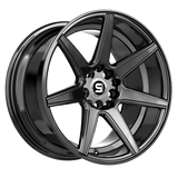SPEC-1 RACING SP-73 Gloss Black 18x8 +38 5x112/5x114.3 73.1