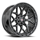 VORTEK VRP-504 Gloss Black 20x9 +18 6x135/6x139.7 106.1
