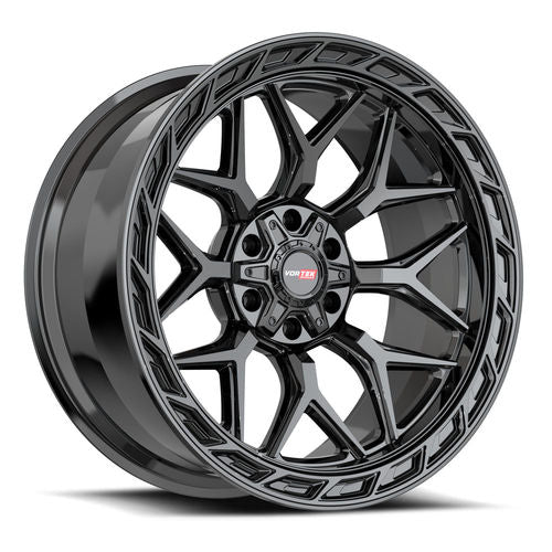 VORTEK VRP-504 Gloss Black 20x10 -18 6x135/6x139.7 106.1
