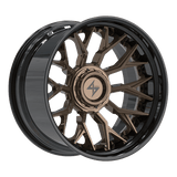 SENTALI BARREL FORGED XTREME BFX2 Gloss Black Lip / Bronze Centre 22x12 -44 6x135/6x139.7 106.1