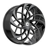 AZARA AZA-540 Gloss Black 20x8.5 +35 5x112/5x114.3 74.1