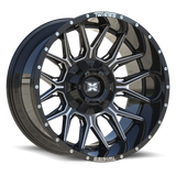 TWISTED OFF-ROAD TW1 Gloss Black Milled 20x10 -18 8x165.1/8x180 0