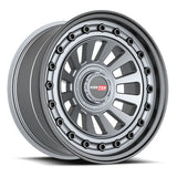 VORTEK VRD-702 Matte GunMetal Black Bolts / Lip 17x9 -12 6x135/6x139.7 106.1