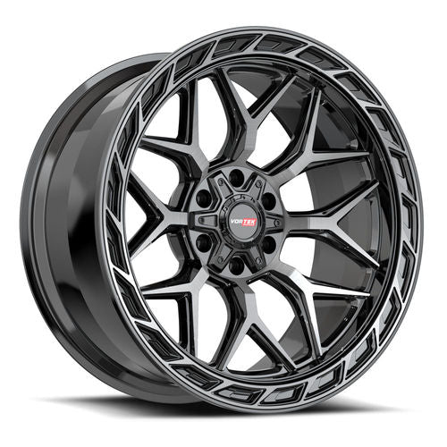 VORTEK VRP-504 Black Diamond Cut W/ Dark Tint 20x9 +0 5x127/5x139.7 78.1