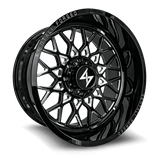 SENTALI FORGED SF-5 Gloss Black Milled 28x16 -99 8x180 124.3