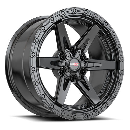VORTEK VRT-602 Satin Black 20x10 -12 6x135/6x139.7 106.1