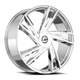 AZARA AZA-529 Nano Chrome 22x9.5 +15 5x120/5x115 74.1