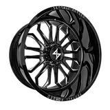 SENTALI FORGED SF-3 Gloss Black Milled 22x14 -76 5x139.7 77.8