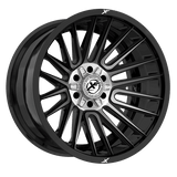 XF OFFROAD XF-234 Black Brushed Dark Tint 20x12 -44 6x135/6x139.7 106.4