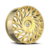 AZARA AZA-525 Nano Gold 22x9.5 +15 5x120/5x115 74.1