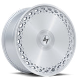 SENTALI LUXX CORAL REEF Brushed Silver 24x10 +10 5x130 84.1