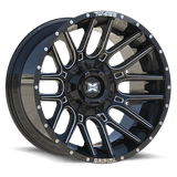 TWISTED OFF-ROAD TW3 Gloss Black Milled 22x12 -44 8x165.1/8x170 0