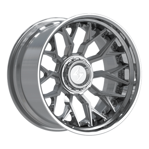 SENTALI BARREL FORGED XTREME BFX2 Polished Lip / Brushed Centre 22x10 -24 8x165.1/8x170 125.2