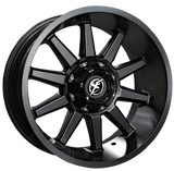 XF OFFROAD XF-219 Matte Black 17x9 +0 5x127/5x139.7 78.1