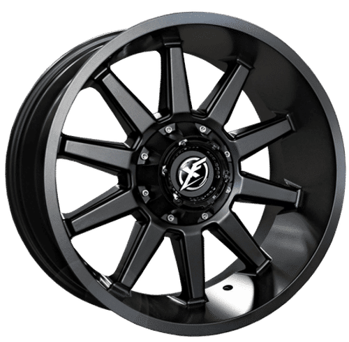XF OFFROAD XF-219 Matte Black 18x9 +12 8x165.1/8x180 125.2