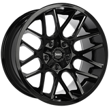 Ruffino HARD TACTICAL Gloss Black - Milled Edge 20x10.0 -12 5x127/5x139.7 77.8