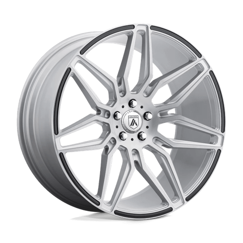 Asanti Black ABL-11 SIRIUS Brushed Silver W/ Carbon Fiber Inserts 20x9 +35 5X114.3 72.6