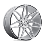 Asanti Black ABL-11 SIRIUS Brushed Silver W/ Carbon Fiber Inserts 20x9 +35 5X114.3 72.6