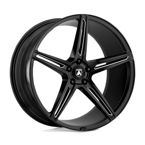 Asanti Black ABL-22 ALPHA 5 Gloss Black Milled 22x9 +15 5X115 72.6