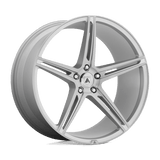 Asanti Black ABL-22 ALPHA 5 Brushed Silver 20x10.5 +38 5X114.3 72.6