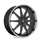 Asanti Black ABL-29 EMPEROR Gloss Black Milled W/ Chrome Lip 24x10 +15 6X139.7 106.25
