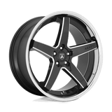 Asanti Black ABL31 REGAL Gloss Black Milled W/ Chrome Lip 20x10.5 +38 5X114.3 72.6