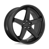 Asanti Black ABL31 REGAL Satin Black W/ Gloss Black Lip 22x10.5 +35 5X114.3 72.6