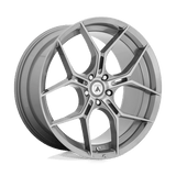 Asanti Black ABL-37 MONARCH Titanium Brushed 20x10.5 +40 5X120 74.1