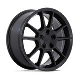 American Racing WWP1 Satin Black 17x7 +40 5X110/5X115 72.56