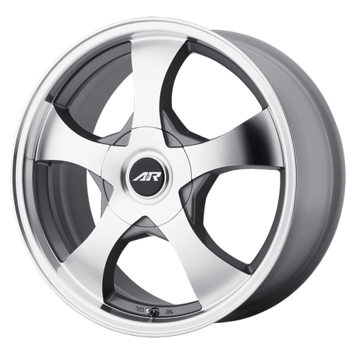 American Racing AR895 Dark Silver W/ Machined Face 14x6 +35 5X100/5X114.3 72.6