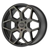 American Racing AR916 Satin Black W/ Dark Tint Cc 22x9 +15 6X139.7 106.25