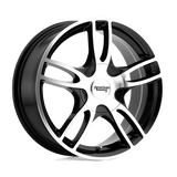 American Racing AR919 ESTRELLA 2 Gloss Black Machined 15x7 +35 5X100/5X105 72.6