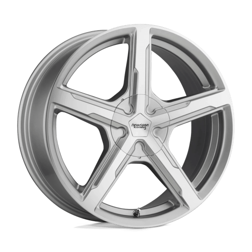 American Racing AR921 TRIGGER Silver Machined 16x7 +40 5X110/5X115 72.6