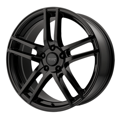 American Racing AR929 Gloss Black 18x8 +45 5X120 74.1