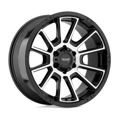 American Racing AR933 INTAKE Gloss Black Machined 17x8.5 +18 6X139.7 106.25