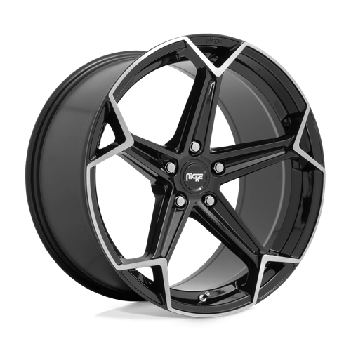 Niche N259 ARROW Gloss Black Brushed 20x9 +18 5X115 71.6