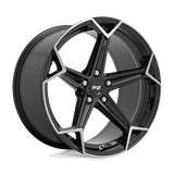Niche N259 ARROW Gloss Black Brushed 20x9 +18 5X115 71.6