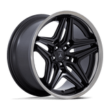 Asanti Black AB046 DUKE Satin Black W/ Ddt Lip 22x10.5 +18 5X120 74.1