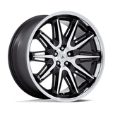 Asanti Black AB047 IMPERATOR Gloss Black Machined W/ Ss Lip 20x9 +27 5X120 72.56