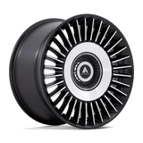 Asanti Black AB040 TIARA Satin Black Bright Mach Face 20x10.5 +40 5X112/5X114.3 72.56