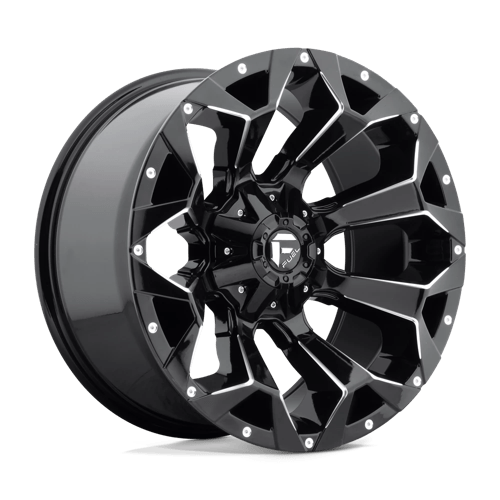 Fuel D576 ASSAULT Gloss Black Milled 18x9 +19 6X135/6X139.7 106.1