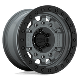 Black Rhino Hard Alloys AVENGER BEADLOCK Battleship Gray W/ Black Hardware 17x8.5 -30 6X139.7 112.1