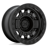 Black Rhino Hard Alloys AVENGER BEADLOCK Matte Black W/ Black Hardware 17x8.5 -32 5X127 71.6