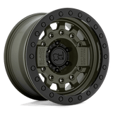 Black Rhino Hard Alloys AVENGER BEADLOCK Olive Drab Green W/ Black Hardware 17x8.5 -30 6X139.7 112.1