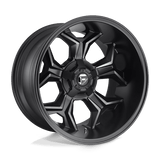 Fuel D605 AVENGER Matte Black Double Dark Tint 20x12 -44 6X135/6X139.7 106.1