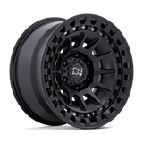 Black Rhino Hard Alloys BARRAGE Matte Black 17x8.5 -10 6X135 87.1