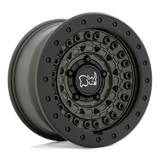 Black Rhino Hard Alloys BARRICADE Olive Drab Green W/ Black Rock Guard 20x9 +0 6X114.3 76.1