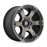 Fuel D564 BEAST Matte Black Double Dark Tint 22x12 -44 8X180 124.2