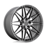 Beyern DAMON Matte Gunmetal W/ Brushed Face 20x10 +39 5X112 66.56